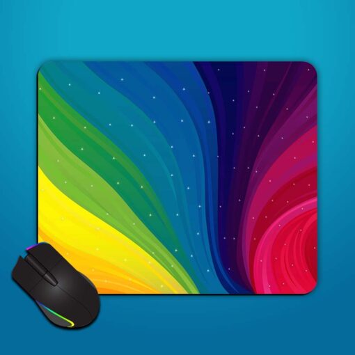 Card Border Flower Mouse Pad Zapvi