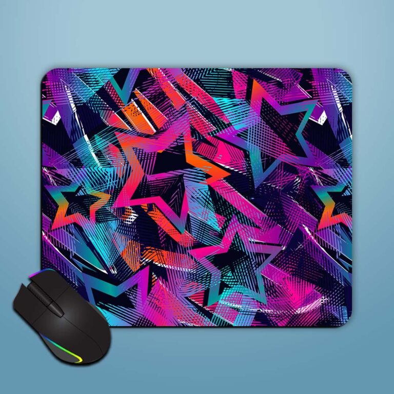 Abstract Seamless Grunge Mouse Pad Zapvi