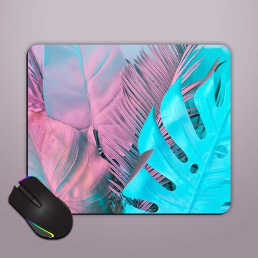 Tropical Palm Leaves Mouse Pad Zapvi
