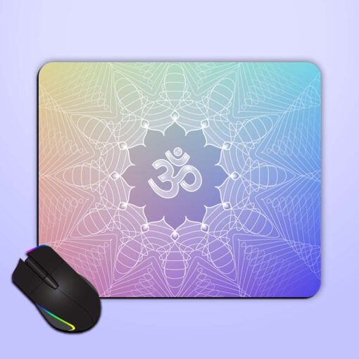 Divinely Symbol Om Mouse Pad Zapvi