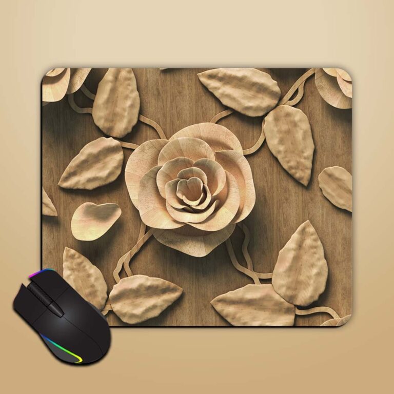 3D Pattern Roses Mouse Pad Zapvi