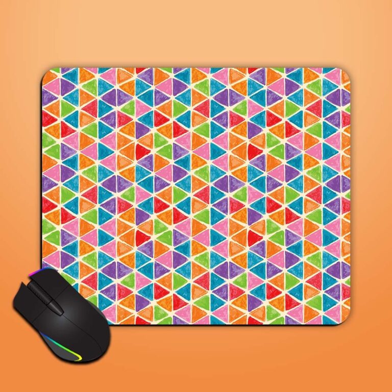 Seamless Colorful Isometric Mouse Pad Zapvi
