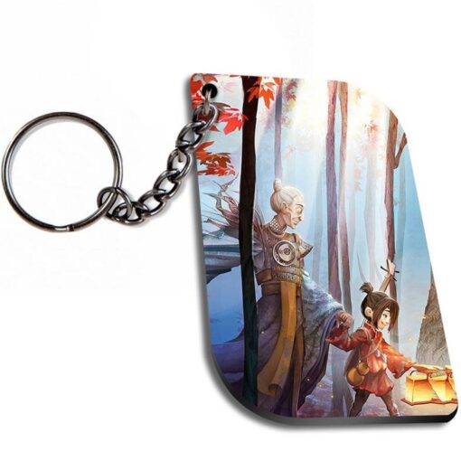 Kubo And The Two Strings Curverectangle Keychain Zapvi