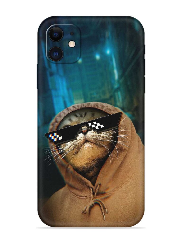 Thug Life Cat Soft Silicone Case for Apple Iphone 11 Zapvi