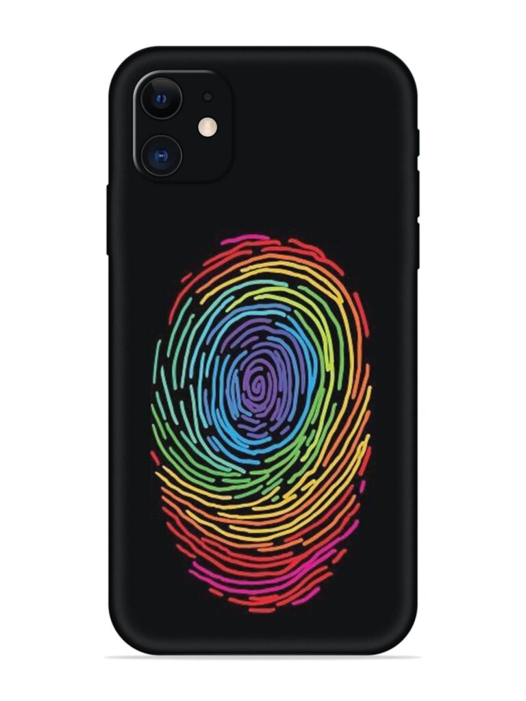 Fingerprint Of Thumb Art Soft Silicone Case for Apple Iphone 11 Zapvi