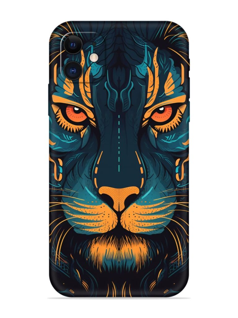 Tiger Vector Soft Silicone Case for Apple Iphone 11 Zapvi