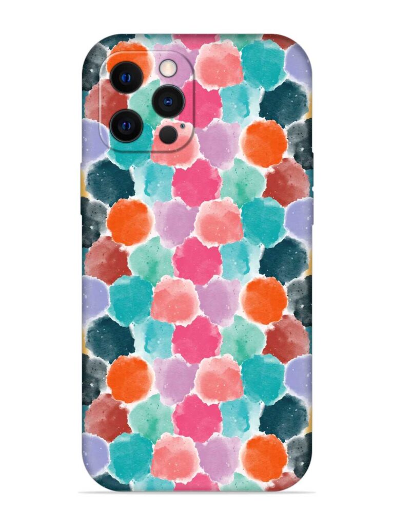Colorful Seamless Pattern Soft Silicone Case for Apple Iphone 12 Pro Zapvi