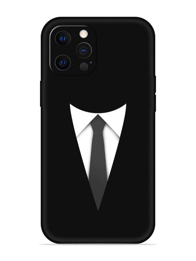 Dark Suit Soft Silicone Case for Apple Iphone 12 Pro Zapvi