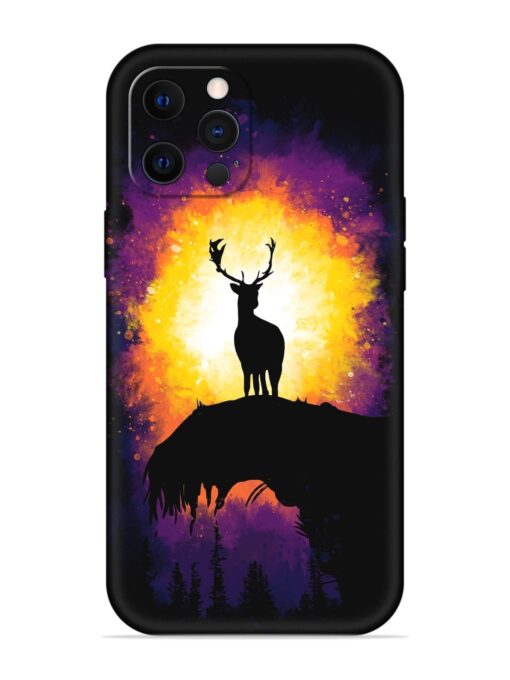 Elk Animal Art Soft Silicone Case for Apple Iphone 12 Pro Zapvi