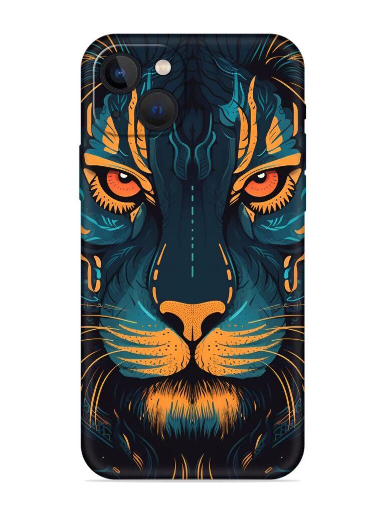 Tiger Vector Soft Silicone Case for Apple Iphone 13 Zapvi
