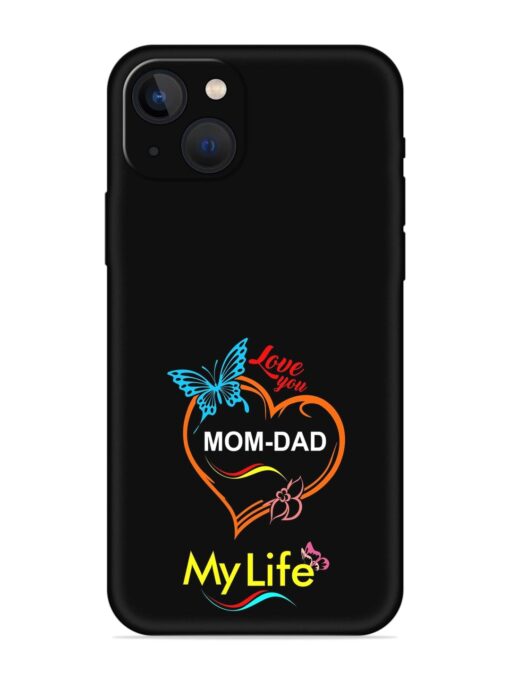 Love You Mom Dad Soft Silicone Case for Apple Iphone 13 Zapvi