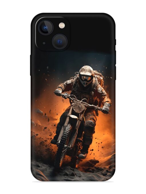 Motorcycle Stunt Art Soft Silicone Case for Apple Iphone 13 Mini Zapvi