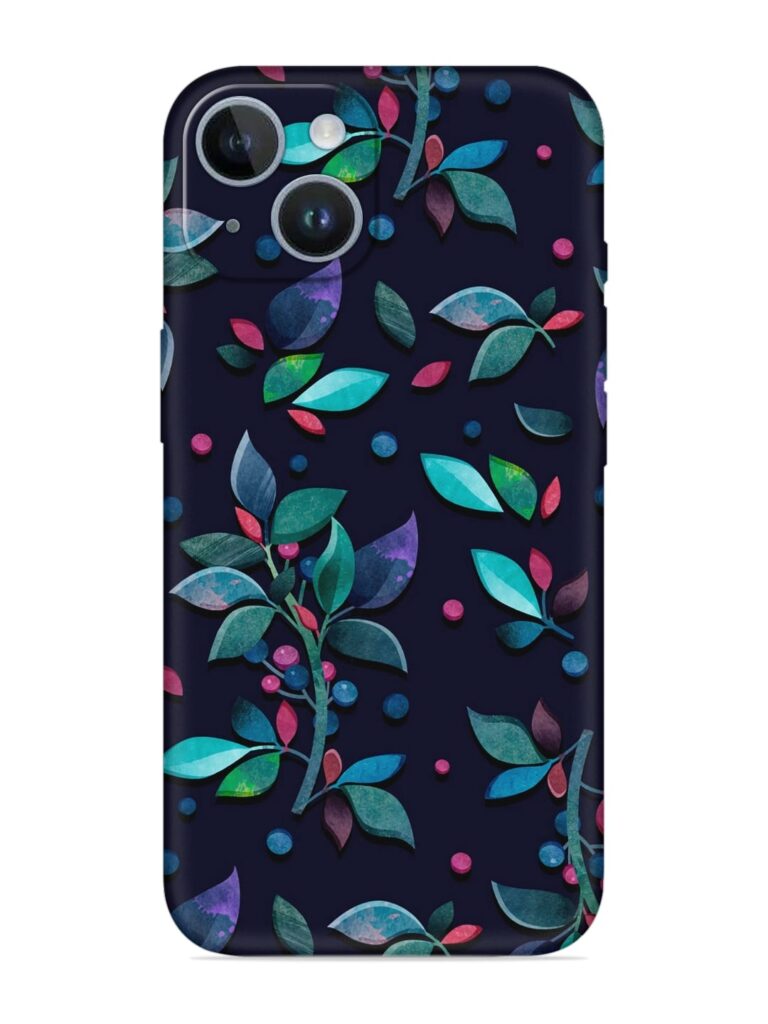 Decorative Watercolor Flower Soft Silicone Case for Apple iPhone 14 Plus Zapvi