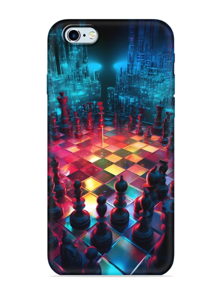 Chess Table Soft Silicone Case for Apple Iphone 6 Plus Zapvi