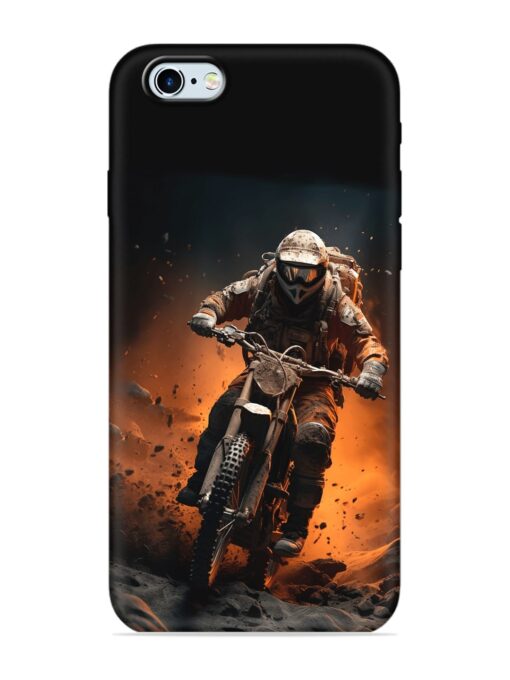 Motorcycle Stunt Art Soft Silicone Case for Apple Iphone 6 Plus Zapvi