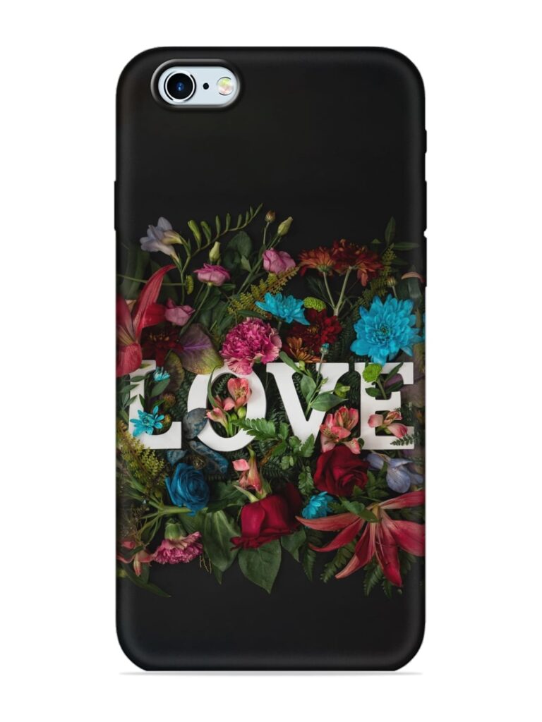 Lover Flower Art Soft Silicone Case for Apple Iphone 6s Zapvi