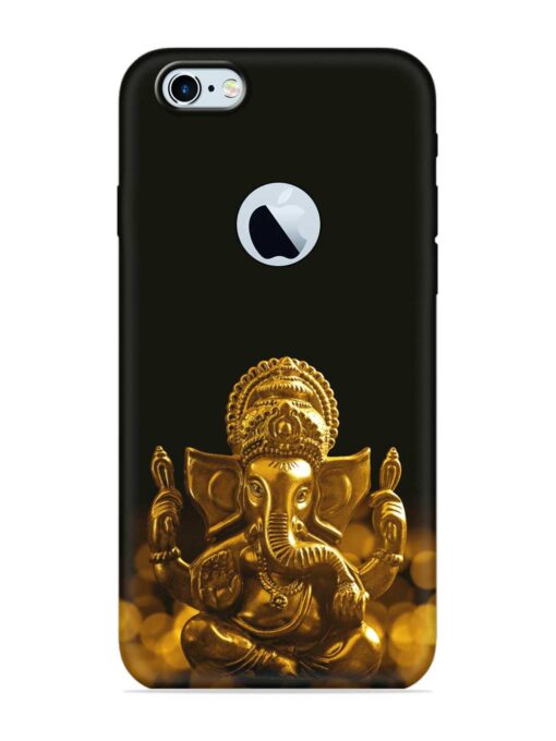 Lord Ganesha Indian Festival Soft Silicone Case for Apple iPhone 6s (Logo Cut) Zapvi