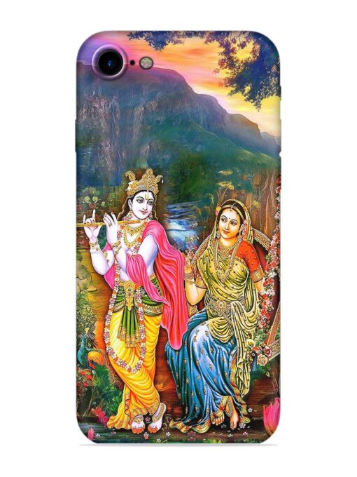 Radha Krishna Painting Soft Silicone Case for Apple Iphone 7 Zapvi