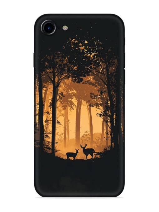 Northern Hardwood Forest Soft Silicone Case for Apple Iphone 7 Zapvi