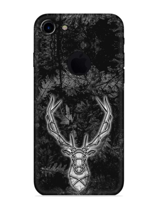 Ancient Deer Soft Silicone Case for Apple iPhone 7 (Logo Cut) Zapvi