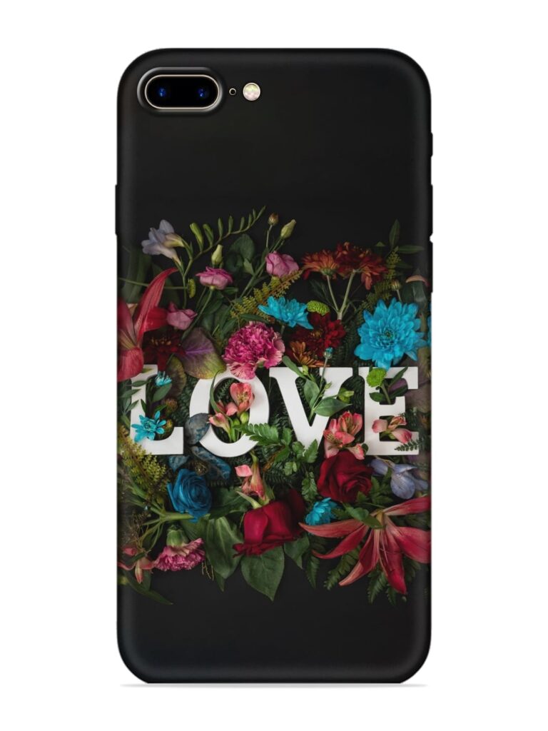 Lover Flower Art Soft Silicone Case for Apple Iphone 7 Plus Zapvi