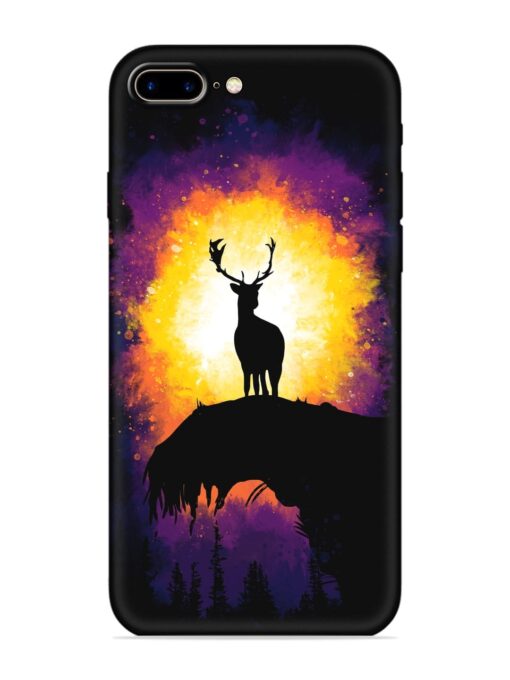 Elk Animal Art Soft Silicone Case for Apple Iphone 7 Plus Zapvi