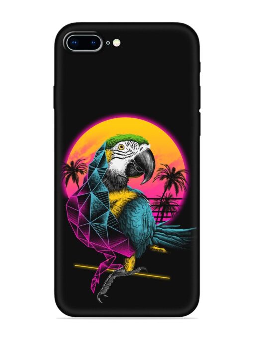 Rad Parrot Soft Silicone Case for Apple Iphone 8 Plus Zapvi