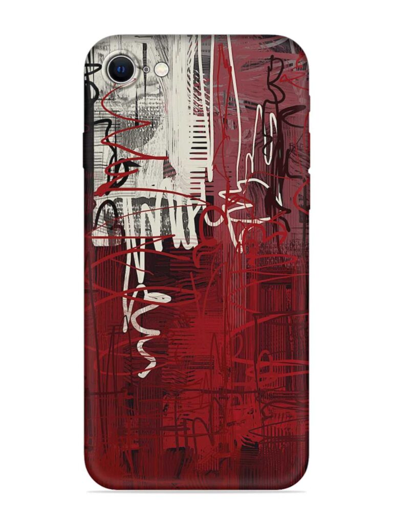 Abstract Background Art Soft Silicone Case for Apple Iphone SE (2020) Zapvi
