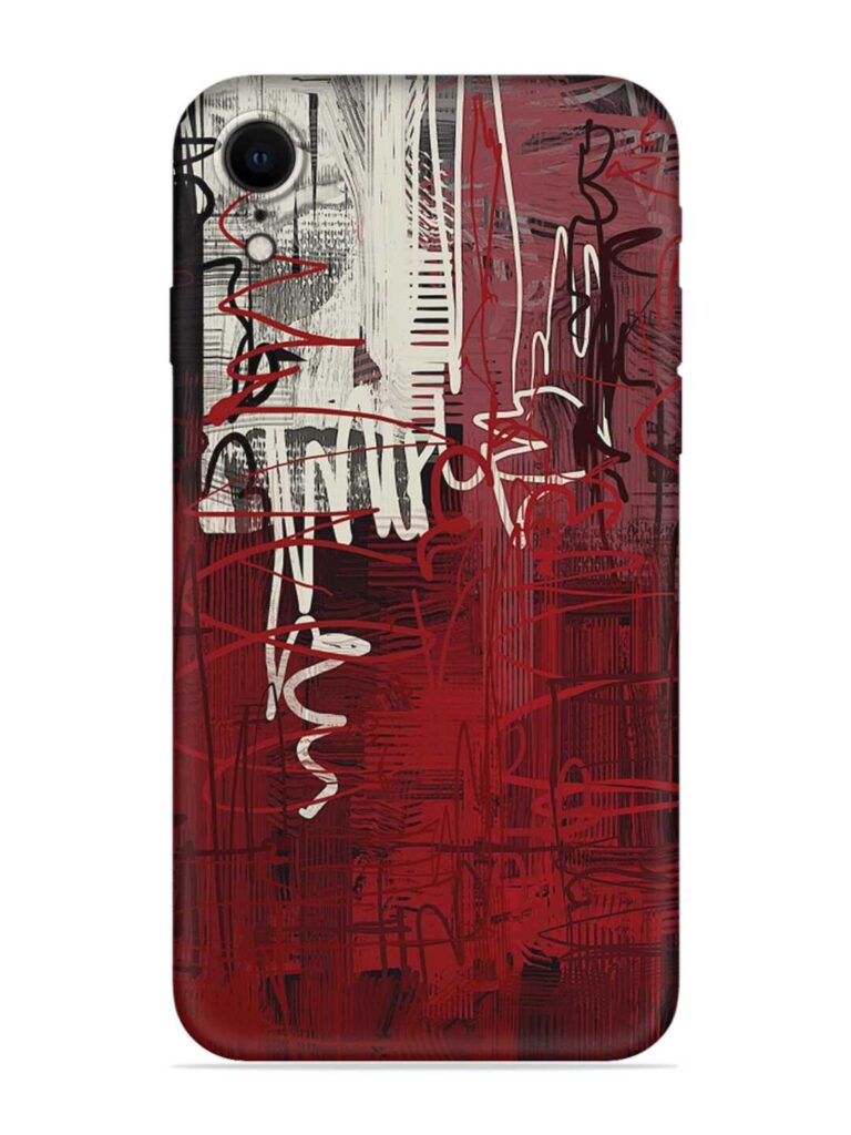 Abstract Background Art Soft Silicone Case for Apple Iphone XR Zapvi