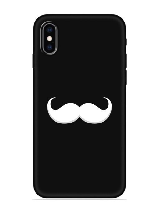 Mustache Vector Soft Silicone Case for Apple Iphone XS Zapvi