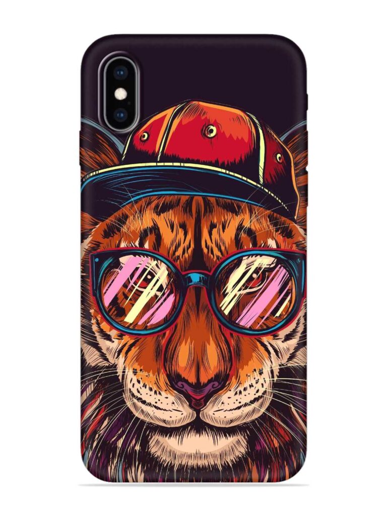 Lion Vector Colorful Soft Silicone Case for Apple Iphone XS Max Zapvi