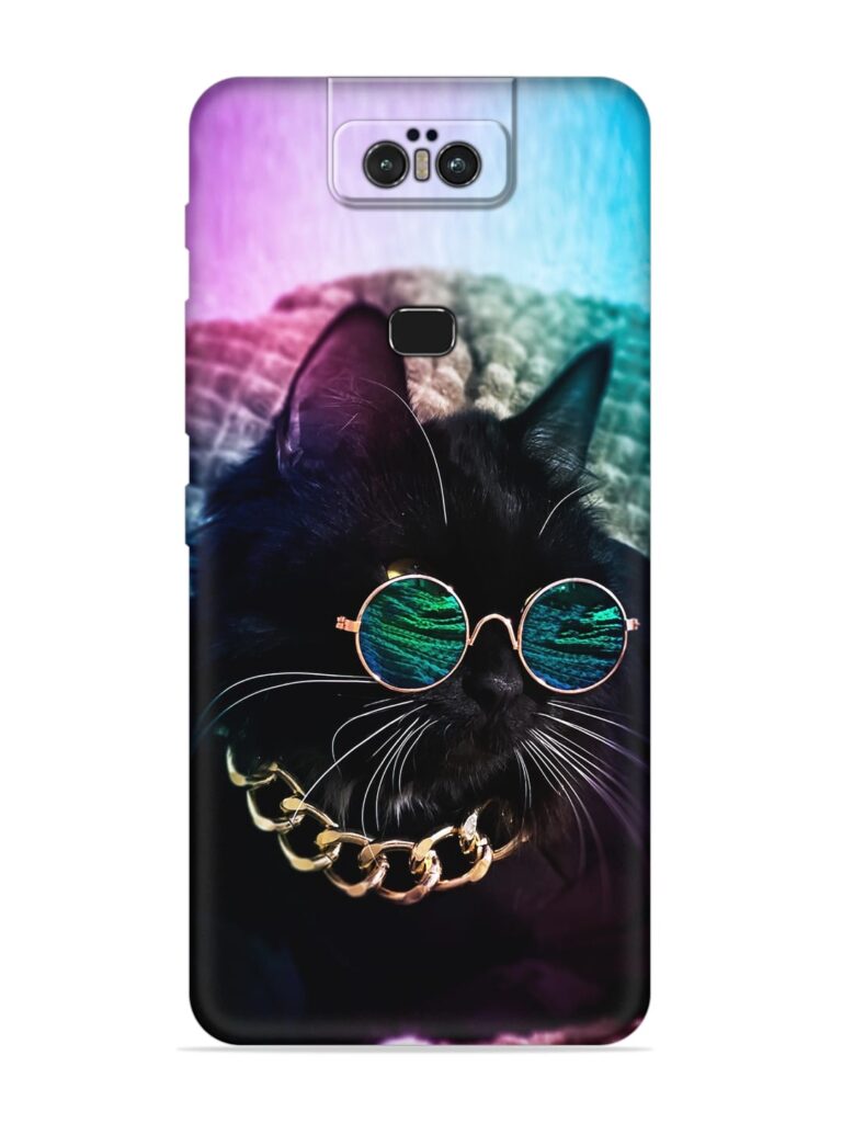 Black Cat Soft Silicone Case for Asus Zenfone 6Z Zapvi