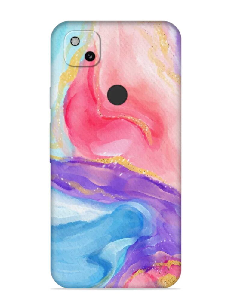 Watercolor Gradient Soft Silicone Case for Google Pixel 4A Zapvi