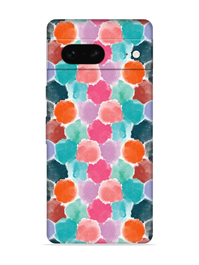 Colorful Seamless Pattern Soft Silicone Case for Google Pixel 7 Zapvi