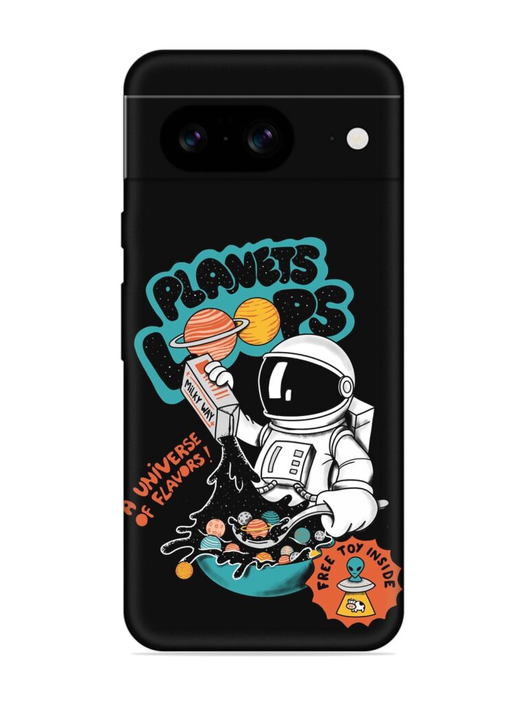 Planets Loop Soft Silicone Case for Google Pixel 8 Zapvi