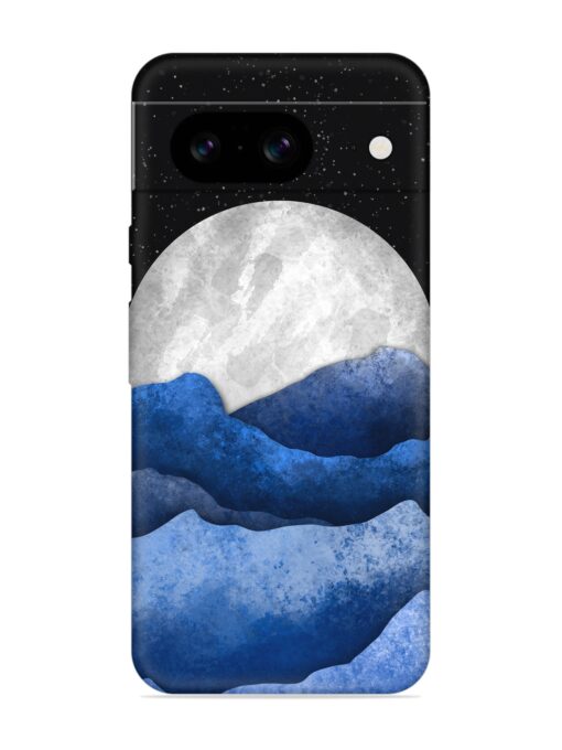 Full Moon Mountain Vector Soft Silicone Case for Google Pixel 8 Zapvi