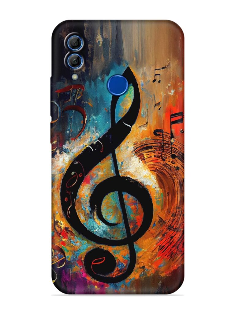 Music Notes Painting Soft Silicone Case for Honor 10 Lite Zapvi