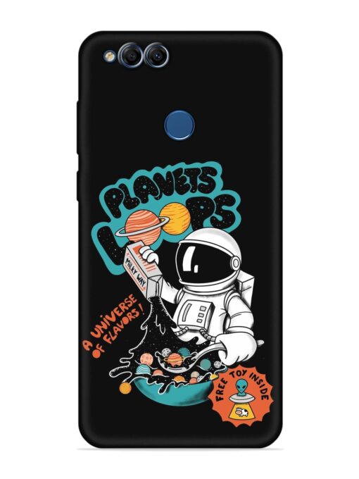 Planets Loop Soft Silicone Case for Honor 7X Zapvi
