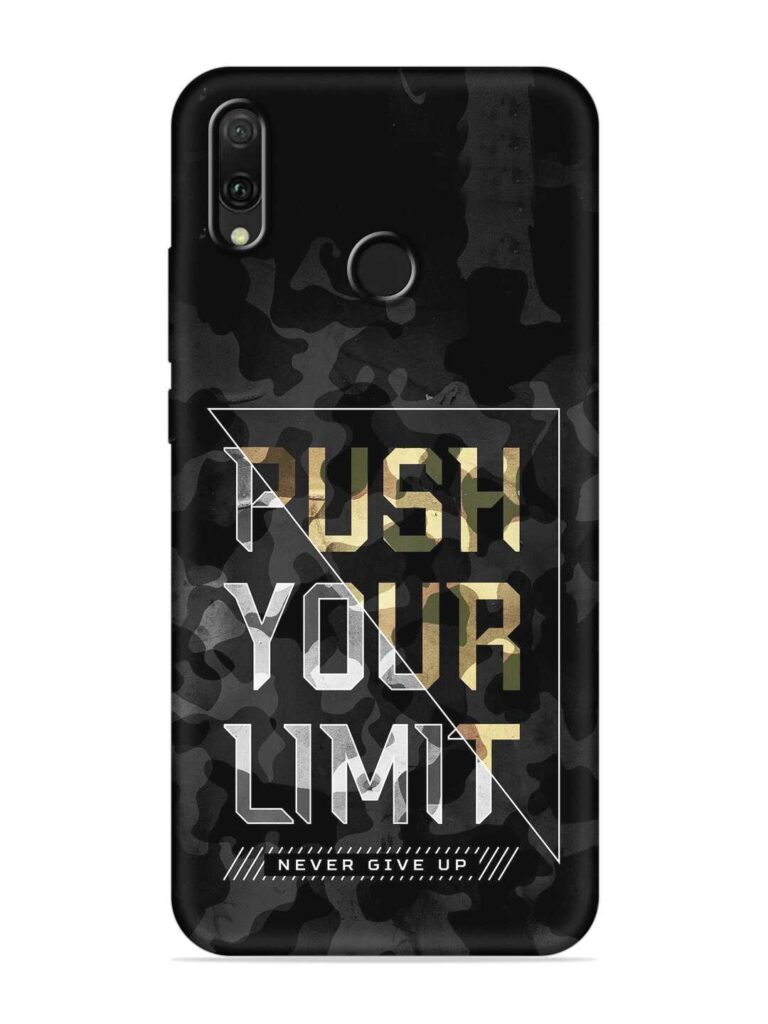 Push Your Limits Soft Silicone Case for Honor Y9 (2019) Zapvi