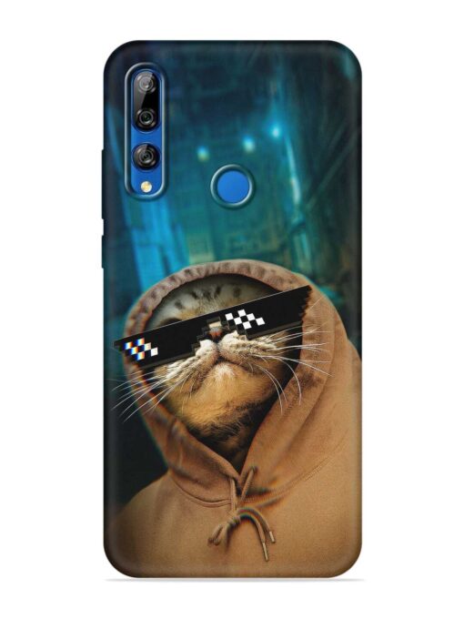 Thug Life Cat Soft Silicone Case for Honor Y9 Prime Zapvi