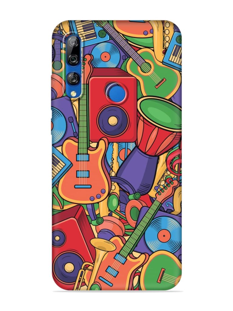 Colorful Music Art Soft Silicone Case for Honor Y9 Prime Zapvi