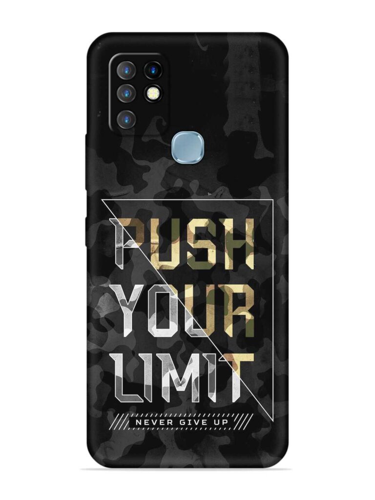 Push Your Limits Soft Silicone Case for Infinix Hot 10 Zapvi
