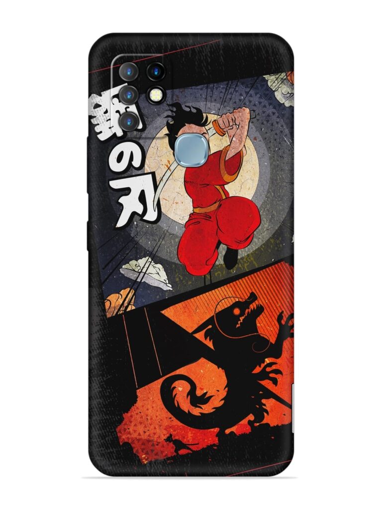 Japanese Art Soft Silicone Case for Infinix Hot 10 Zapvi