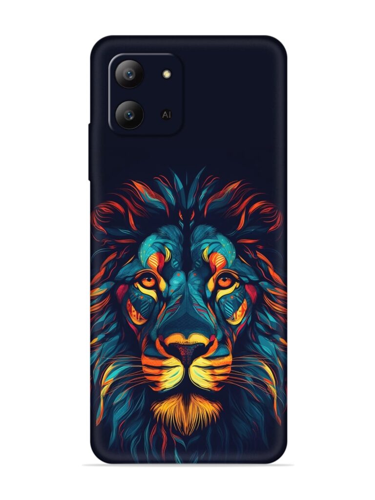 Colorful Lion Soft Silicone Case for Infinix Hot 11 (2022) Zapvi
