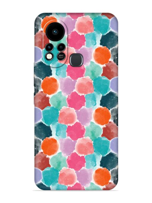 Colorful Seamless Pattern Soft Silicone Case for Infinix Hot 11s Zapvi