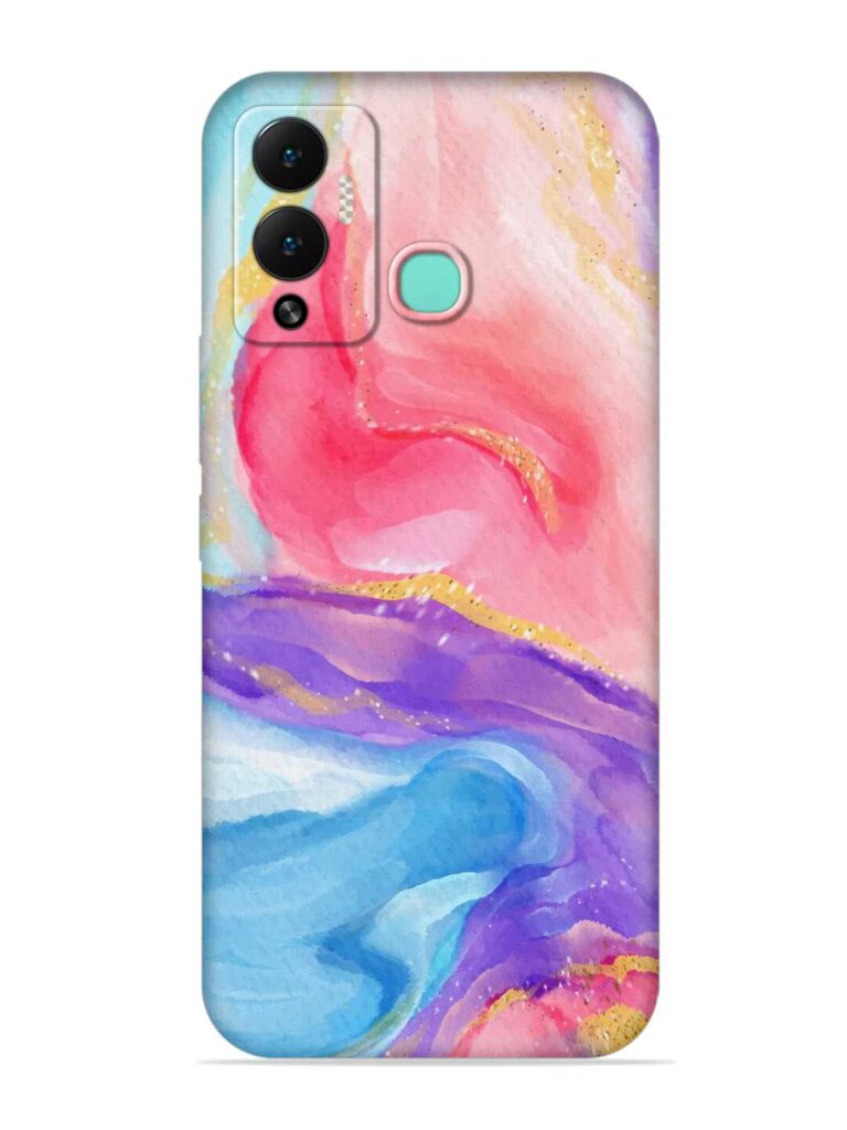 Watercolor Gradient Soft Silicone Case for Infinix Hot 12 Play Zapvi