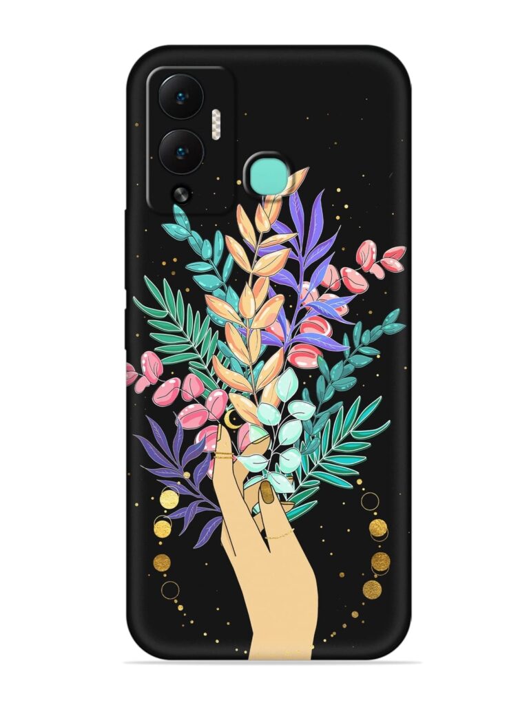 Just Flora Ii Soft Silicone Case for Infinix Hot 12 Play Zapvi