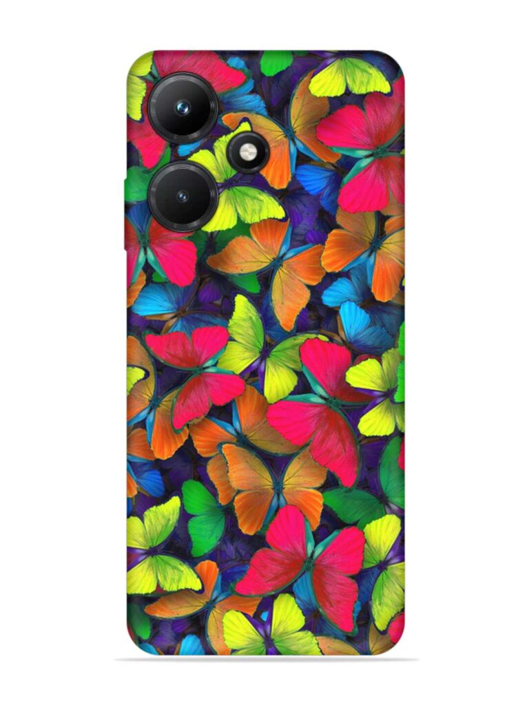 Colors Rainbow Pattern Soft Silicone Case for Infinix Hot 30i Zapvi