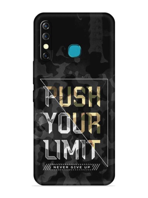 Push Your Limits Soft Silicone Case for Infinix Hot 8 Zapvi