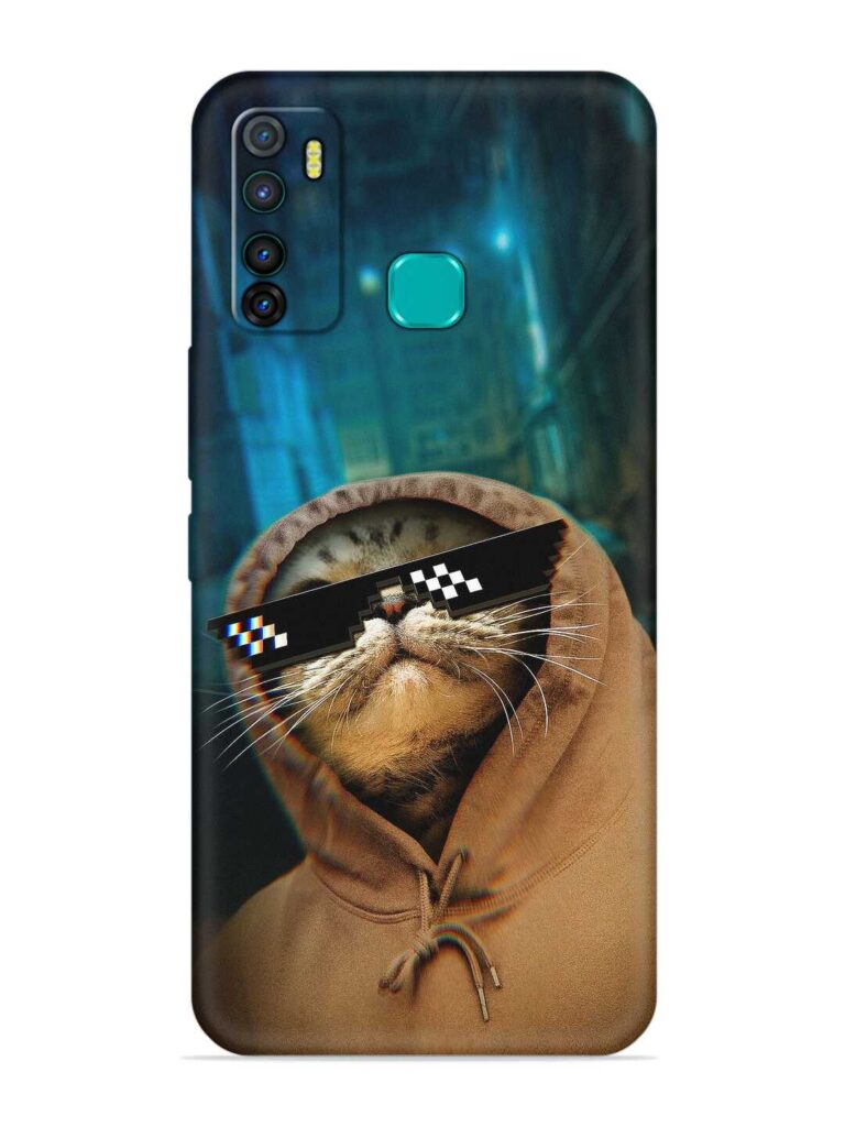 Thug Life Cat Soft Silicone Case for Infinix Hot 9 Zapvi